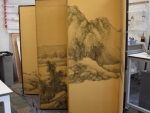 Japanese folding screen