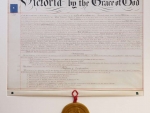 Facsimile replica of Royal Charter, Albert Hall