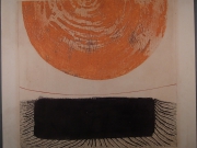 Derrick Greaves, Orange and Black Composition 1