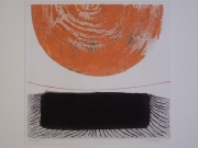 Derrick Greaves, Orange and Black Composition 2