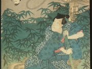 Japanese woodblock print (before conservation)