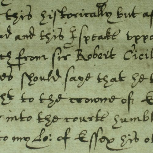 Elizabethan-hand-writing-account-of-the-trial-of-the-Earl-of-Essex-Royal-Armouries