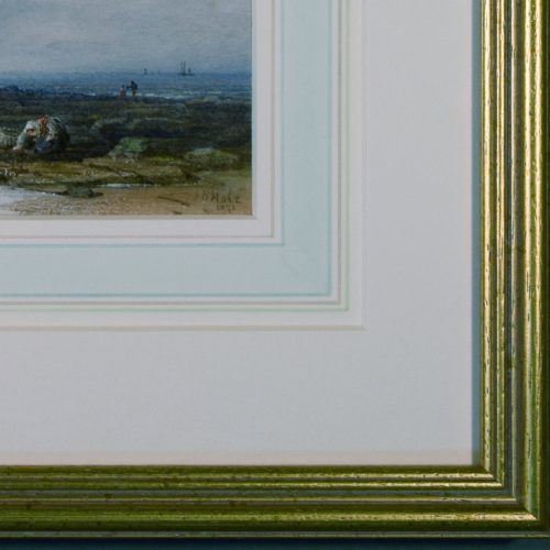 Watercolour-framed-with-decorated-mount